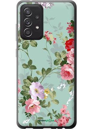 Чехол на samsung galaxy a52 цветочные обои 2 "862t-2251-2448"