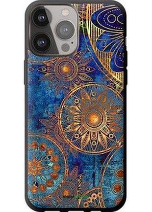 Чехол на iphone 13 pro max золотой узор "678b-2371-2448"