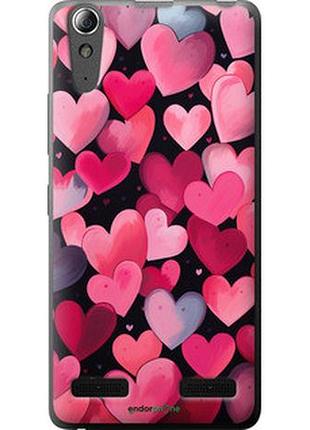 Чехол на lenovo a6000 сердечки 4 "5662u-103-2448"
