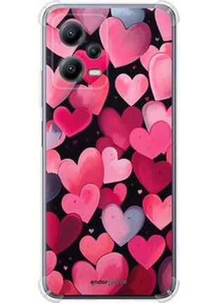 Чехол на xiaomi redmi note 12 5g сердечки 4 "5662sp-2934-2448"