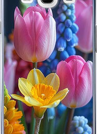 Чехол на samsung galaxy s3 duos i9300i весенние цветы "6058u-50-2448"