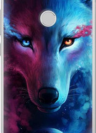 Чехол на xiaomi redmi note 5a prime арт-волк "3999u-1063-2448"