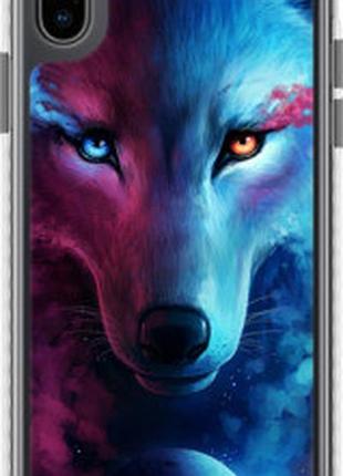 Чехол на iphone x арт-волк "3999pc-1050-2448"