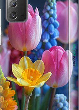 Чохол на samsung galaxy note 20 весняні квіти "6058m-2036-2448"