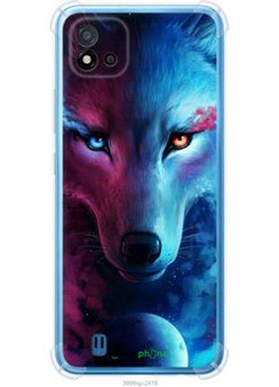 Чехол на realme c11 2021 арт-волк "3999sp-2485-2448"