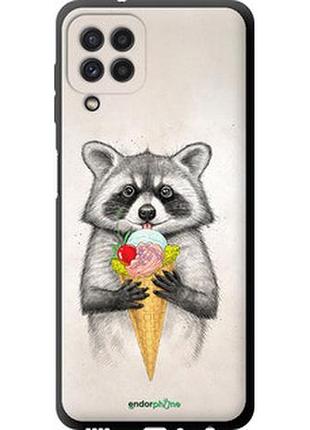 Чохол на samsung galaxy a22 a225f єнотик з морозивом "4602b-2270-2448"