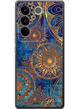 Чехол на vivo s16 pro золотой узор "678u-3123-2448"