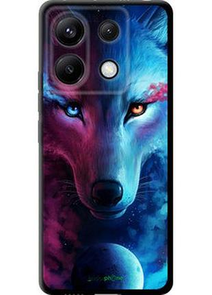 Чехол на xiaomi poco x6 арт-волк "3999b-3678-2448"