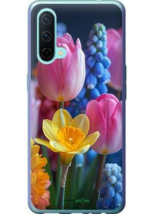 Чехол на oneplus nord ce весенние цветы "6058u-2382-2448"