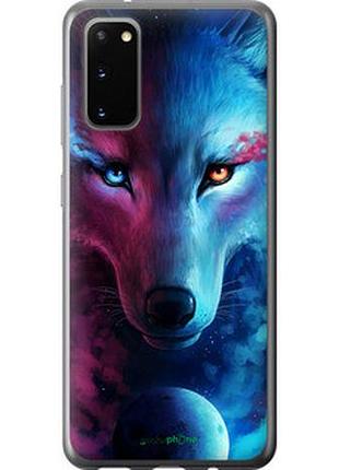 Чехол на samsung galaxy s20 арт-волк "3999u-1824-2448"