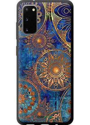 Чехол на samsung galaxy s20 золотой узор "678b-1824-2448"