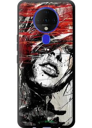 Чохол на tecno spark 6 ke7 обличчя дівчини "1162b-2418-2448"