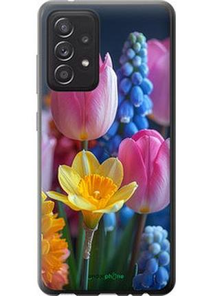 Чехол на samsung galaxy a52s 5g a528b весенние цветы "6058t-2583-2448"