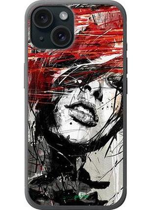 Чехол на iphone 15 лицо девушки "1162u-3075-2448"