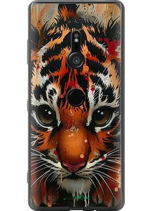 Чехол на sony xperia xz3 h9436 mini tiger "6052u-1540-2448"