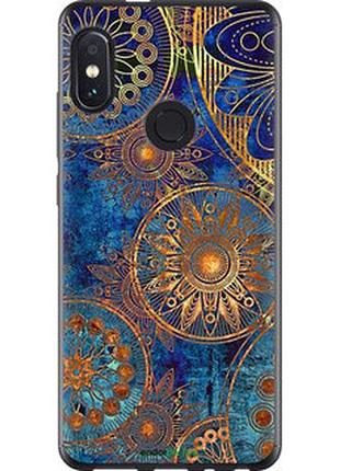 Чехол на xiaomi redmi note 5 золотой узор "678t-1516-2448"