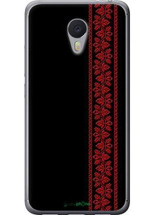 Чехол на meizu m3 note вышиванка 53 "2041t-256-2448"
