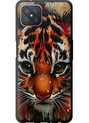 Чехол на oppo a92s mini tiger "6052b-1926-2448"