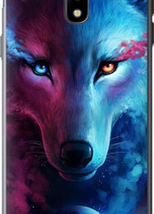 Чехол на samsung galaxy j3 (2017) арт-волк "3999t-650-2448"