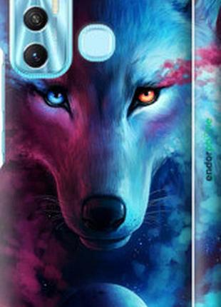 Чехол на infinix hot 11 арт-волк "3999m-2762-2448"
