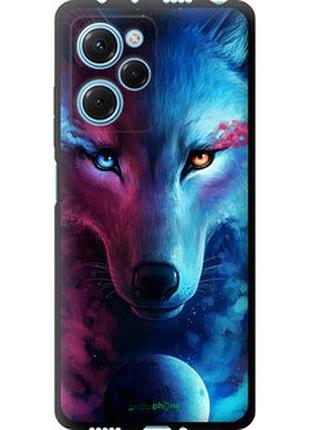 Чехол на xiaomi poco x5 pro 5g арт-волк "3999b-3027-2448"