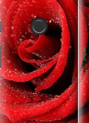 Чехол на google pixel 2 красная роза "529m-1075-2448"