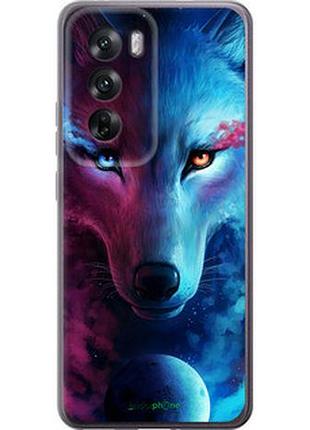 Чехол на oppo reno12 5g арт-волк "3999u-3742-2448"