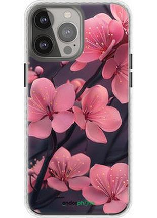 Чохол на iphone 13 pro max пурпурова сакура "6075pc-2371-2448"