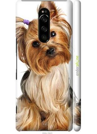 Чехол на sony xperia xz4 йоркширский терьер с хвостиком "930m-1623-2448"