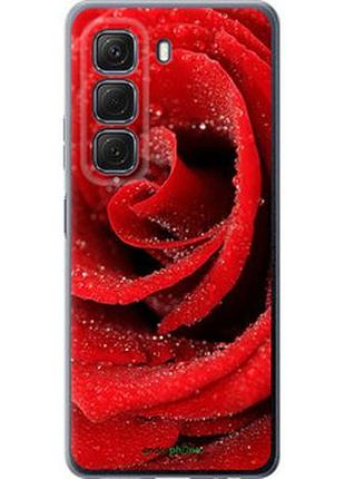 Чехол на infinix hot 50 4g красная роза "529u-3820-2448"