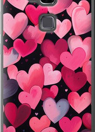 Чехол на huawei ascend mate 7 сердечки 4 "5662u-140-2448"