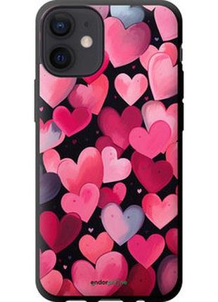 Чехол на iphone 12 mini сердечки 4 "5662b-2071-2448"