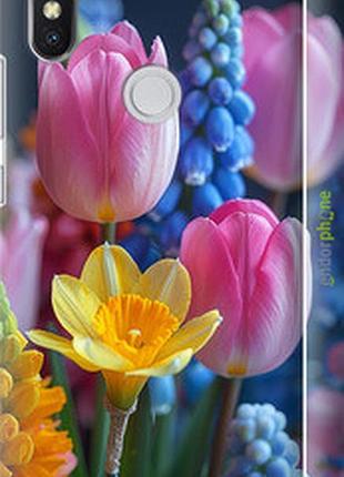 Чехол на xiaomi redmi s2 весенние цветы "6058m-1494-2448"