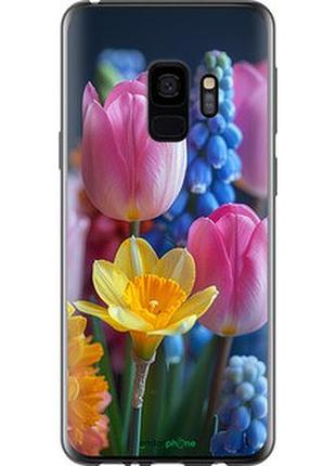 Чехол на samsung galaxy s9 весенние цветы "6058t-1355-2448"