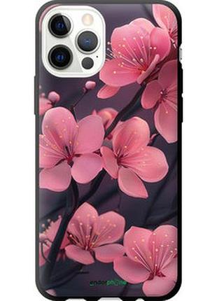 Чехол на iphone 12 pro пурпурная сакура "6075b-2052-2448"