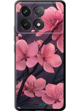 Чехол на xiaomi redmi k70 pro пурпурная сакура "6075b-3800-2448"