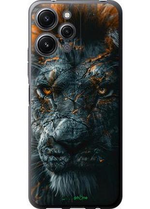 Чехол на xiaomi redmi 12 пламенный лев "6153u-3114-2448"