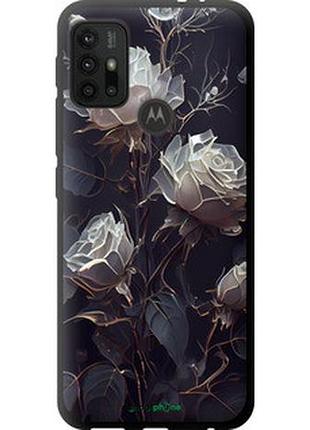 Чехол на motorola moto g30 розы 2 "5550b-2320-2448"