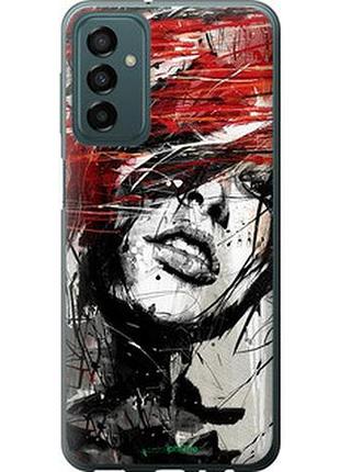 Чехол на samsung galaxy m23 m236b лицо девушки "1162u-2632-2448"