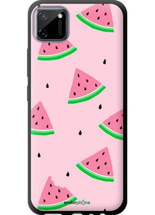 Чехол на realme c11 2020 розовый арбуз "4314b-2031-2448"