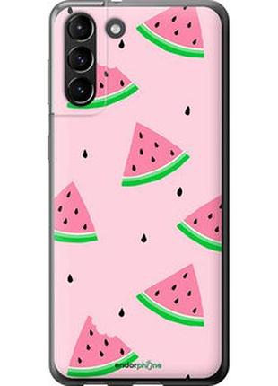 Чехол на samsung galaxy s21 plus розовый арбуз "4314t-2115-2448"