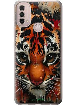 Чехол на motorola e40 mini tiger "6052u-2660-2448"
