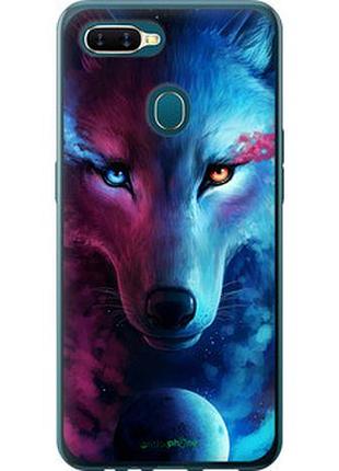 Чехол на oppo a5s арт-волк "3999t-1892-2448"