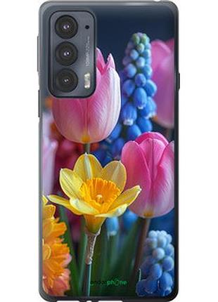 Чехол на motorola edge 20 весенние цветы "6058u-2497-2448"