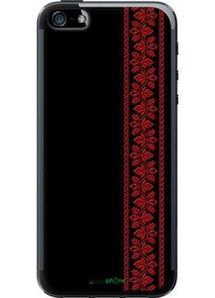 Чехол на iphone se вышиванка 53 "2041u-214-2448"