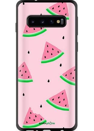 Чохол на samsung galaxy s10 рожевий кавун "4314b-1640-2448"