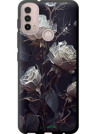 Чехол на motorola e40 розы 2 "5550b-2660-2448"