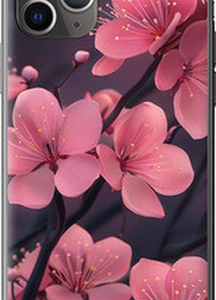 Чехол на iphone 11 pro max пурпурная сакура "6075u-1723-2448"