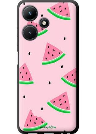 Чехол на infinix hot 30i розовый арбуз "4314b-3045-2448"