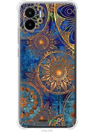 Чехол на xiaomi redmi a2 золотой узор "678sp-3026-2448"